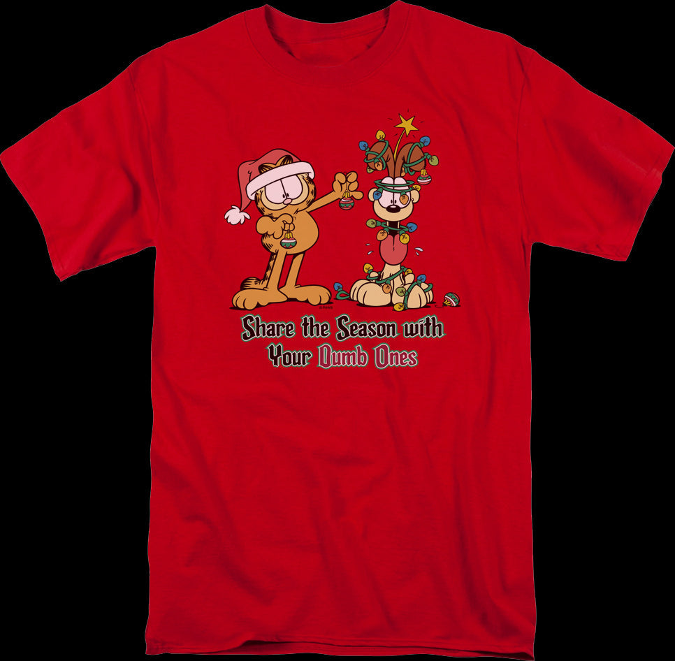 Share The Season With Your Dumb Ones Garfield T-Shirt