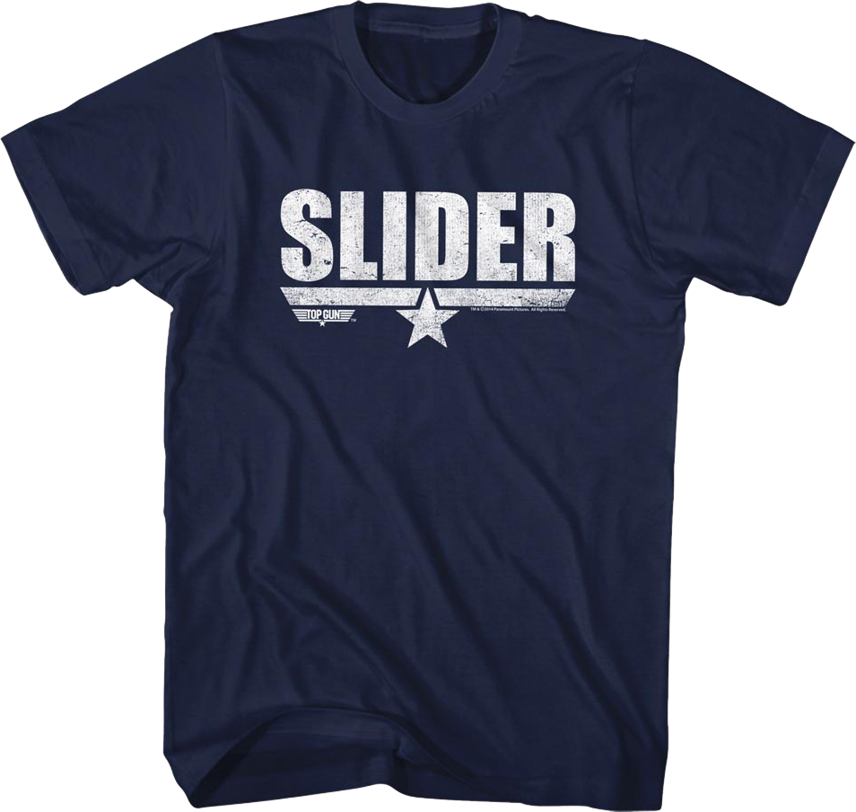 Distressed Slider Top Gun T-Shirt