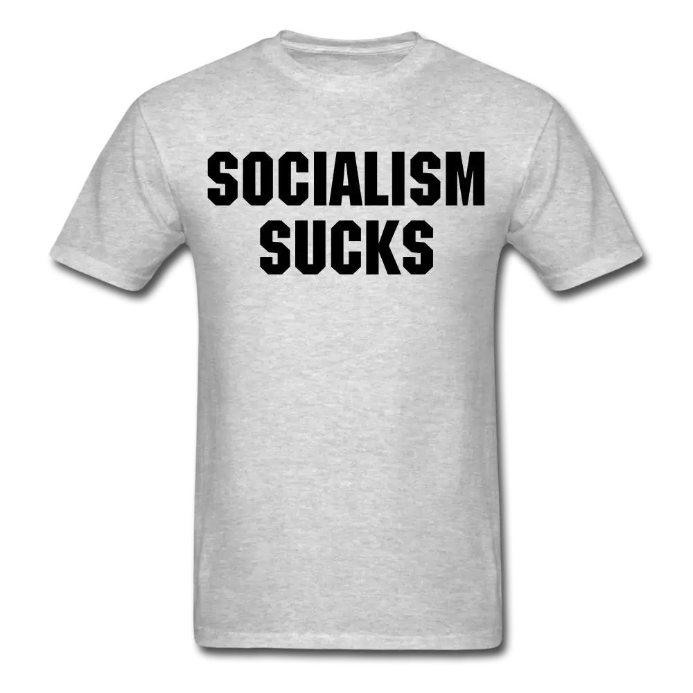 Socialism Sucks (Black Letters) T-Shirt