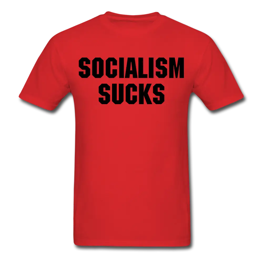 Socialism Sucks (Black Letters) T-Shirt