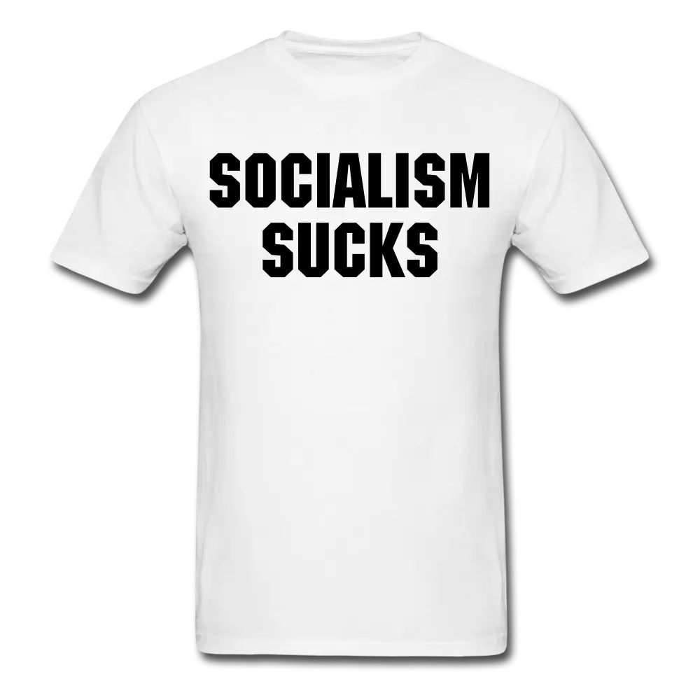 Socialism Sucks (Black Letters) T-Shirt