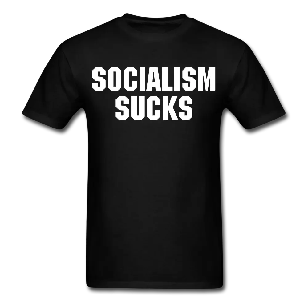 Socialism Sucks (White Letters) T-Shirt