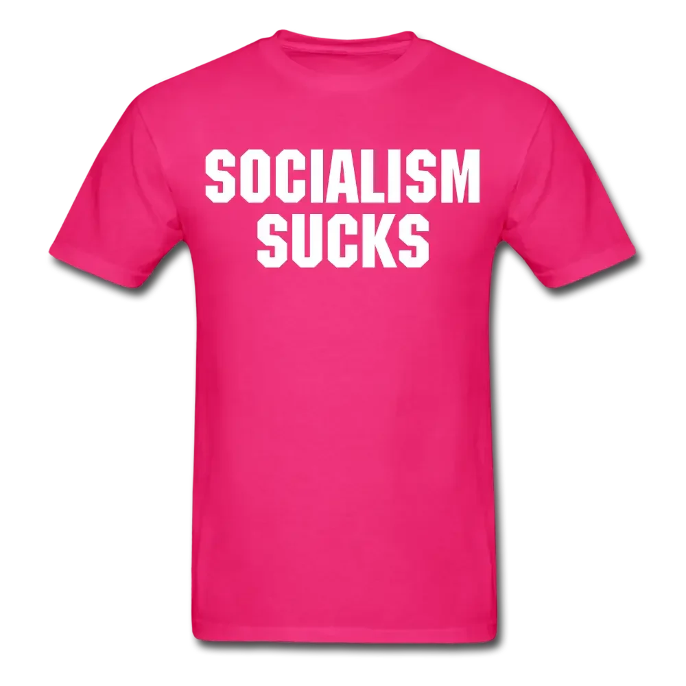 Socialism Sucks (White Letters) T-Shirt