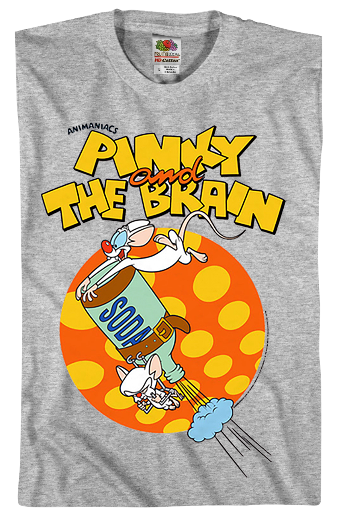 Soda Pinky And The Brain Animaniacs T-Shirt