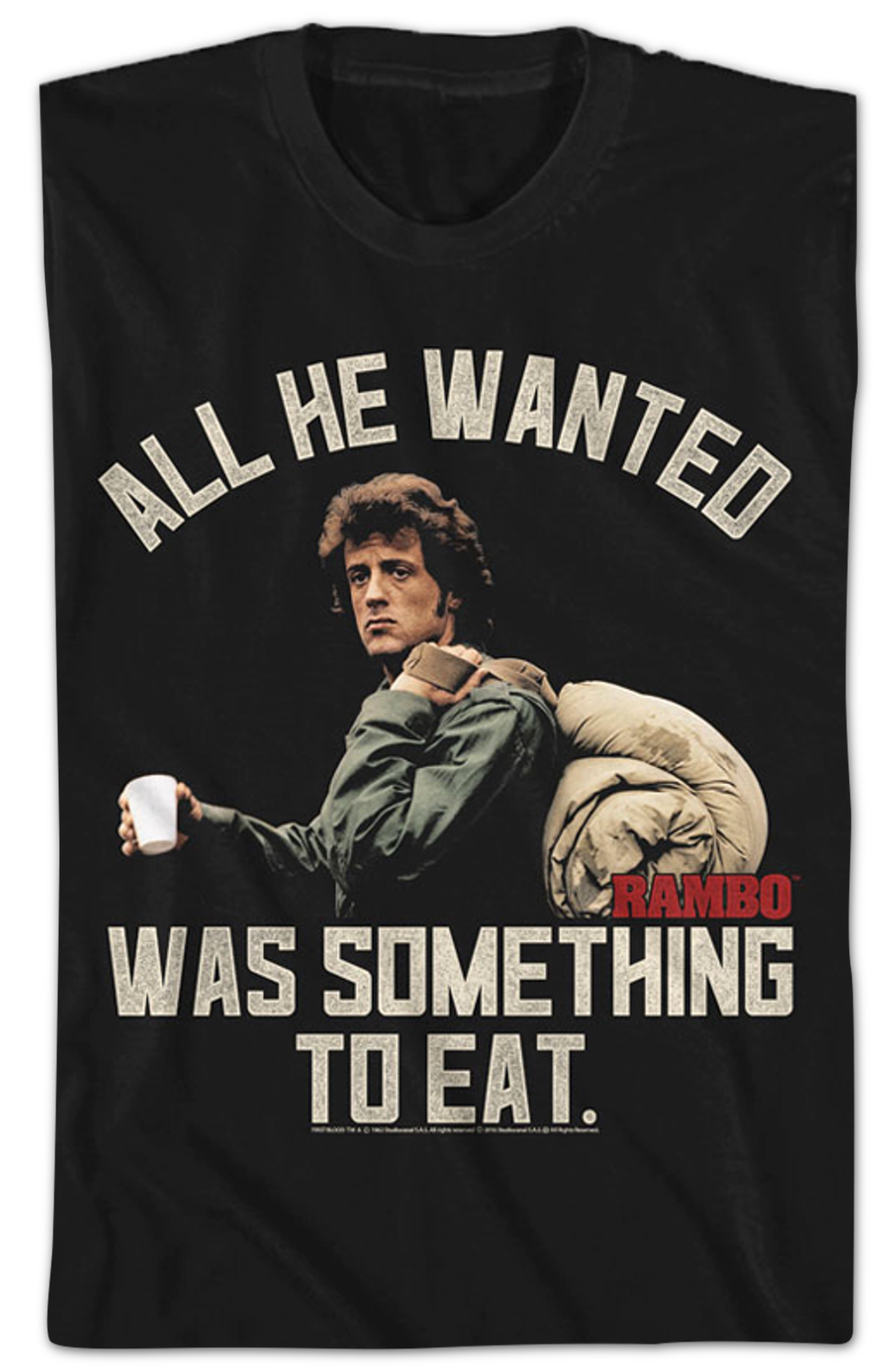 Something To Eat Rambo T-Shirt