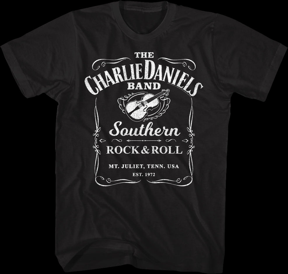 Southern Rock & Roll Charlie Daniels Band T-Shirt