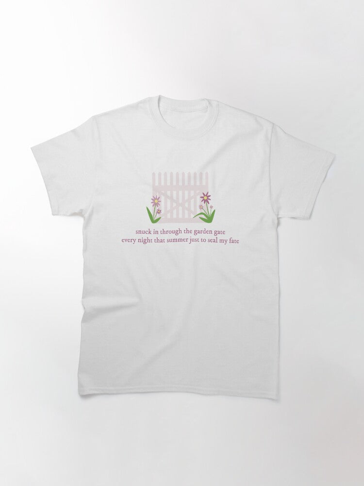 Taylor Swift Cruel Summer "Snuck in Through the Garden Gate" Classic T-Shirt