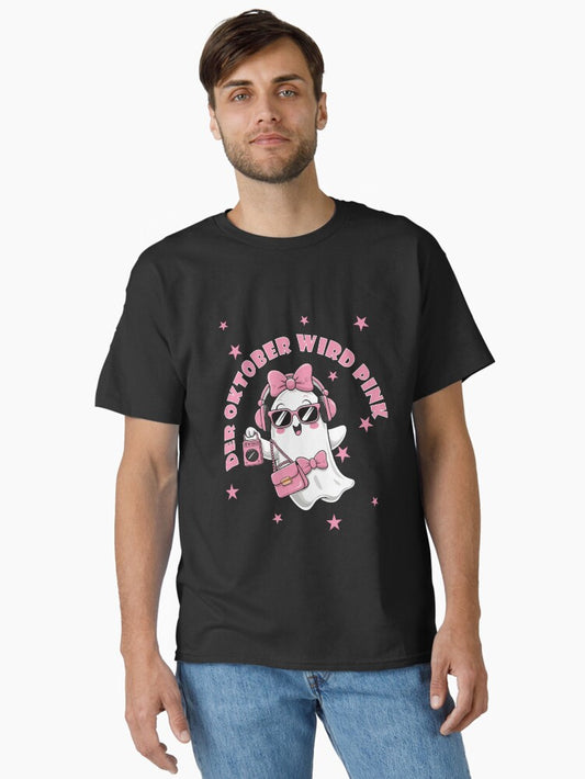 October Pink Ghost Vibes Classic T-Shirt