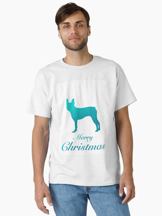 dog modern greeting card Classic T-Shirt