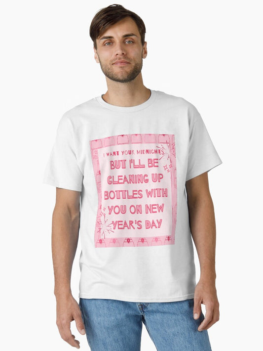 New Year's Eve Lyrics Reputation Classic T-Shirt