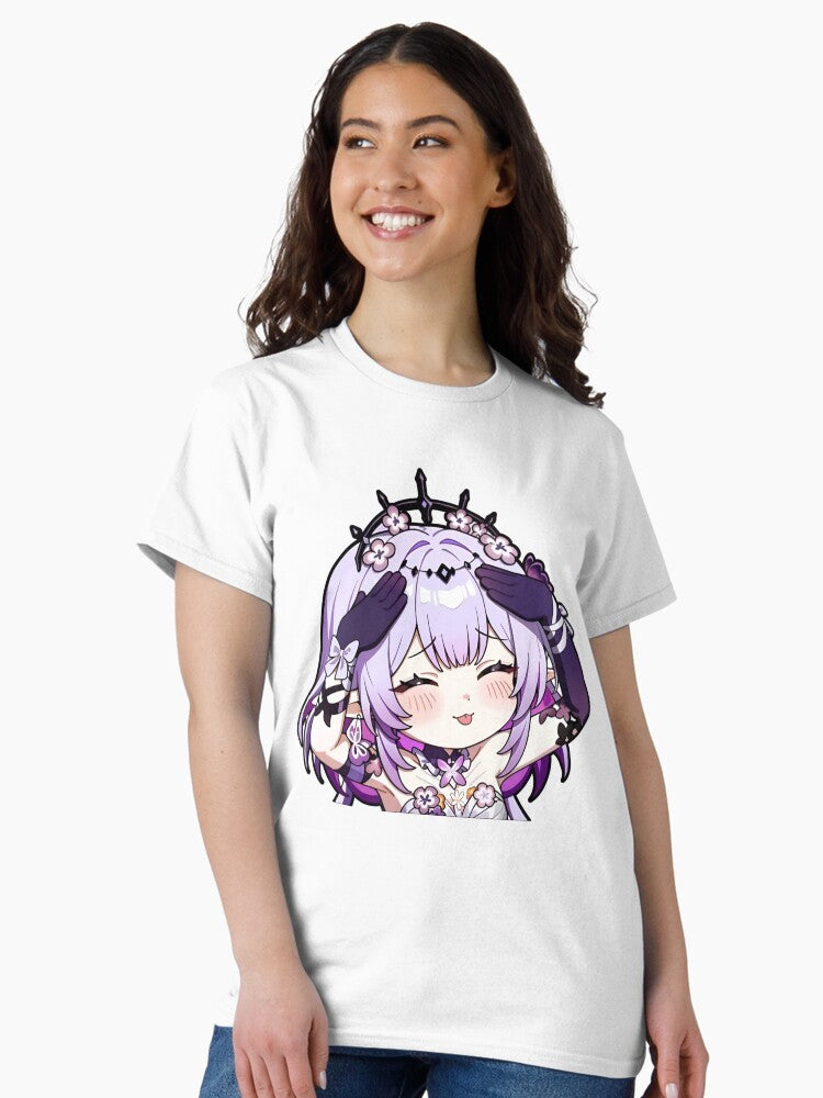 Castorice Sticker honkai star rail Chibi V06 Decals Castorice Star rail Cute mem Classic T-Shirt