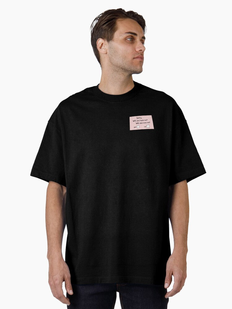 Betty Note Card (Folklore) - Taylor Swift Oversized T-Shirt