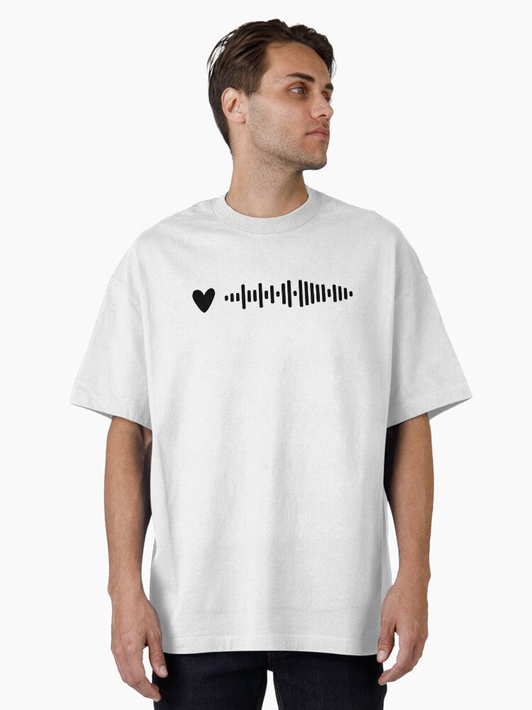 You Belong With Me Taylor Swift Song Code Oversized T-Shirt
