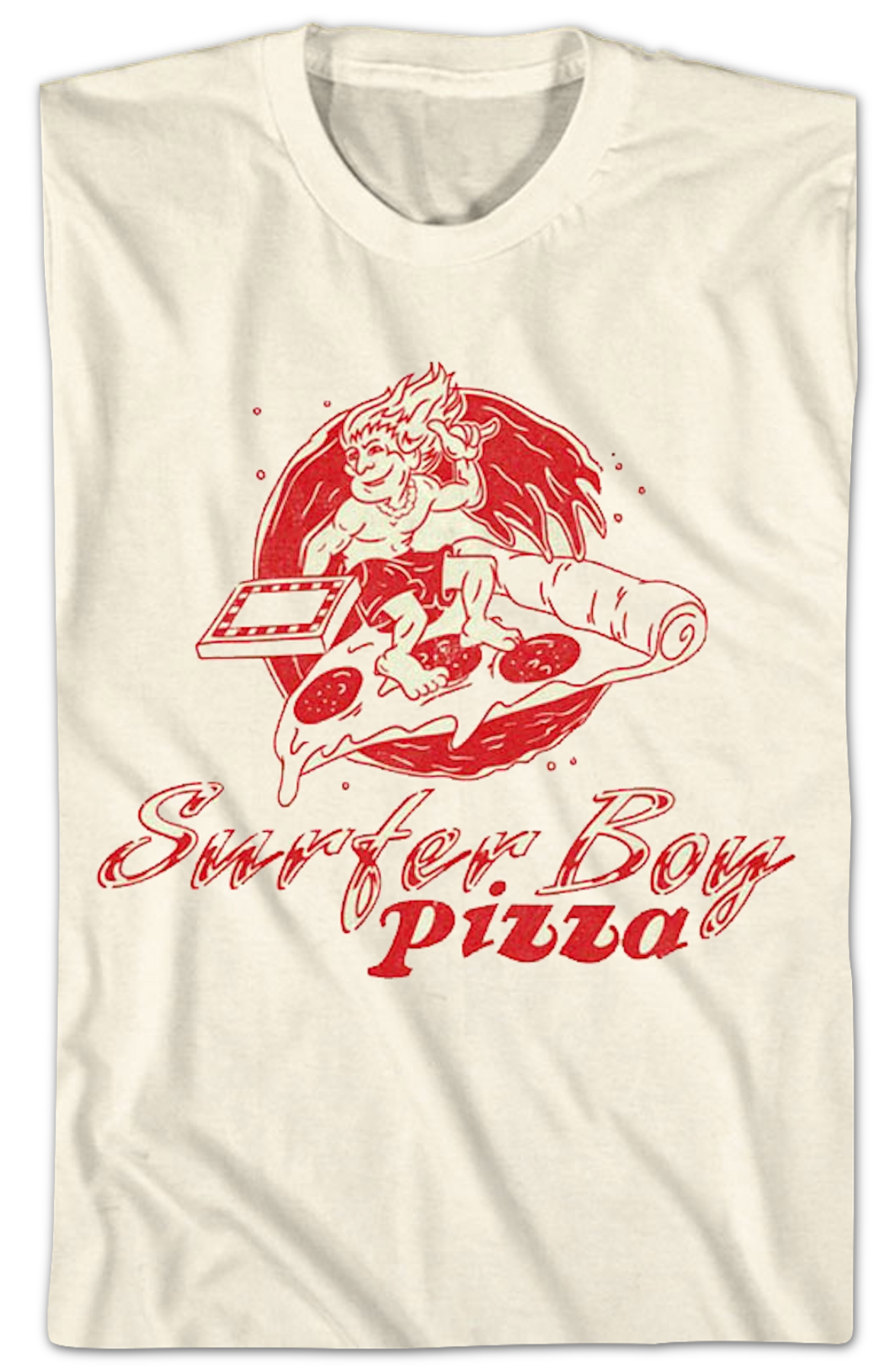 Surfer Boy Pizza Stranger Things T-Shirt