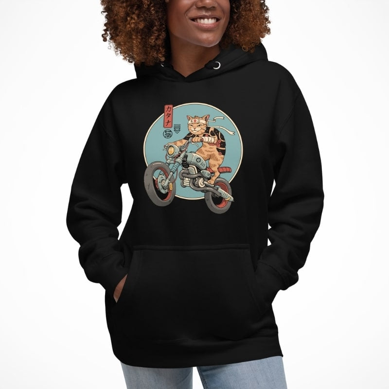 Japanese Hoodie - Neko Rider