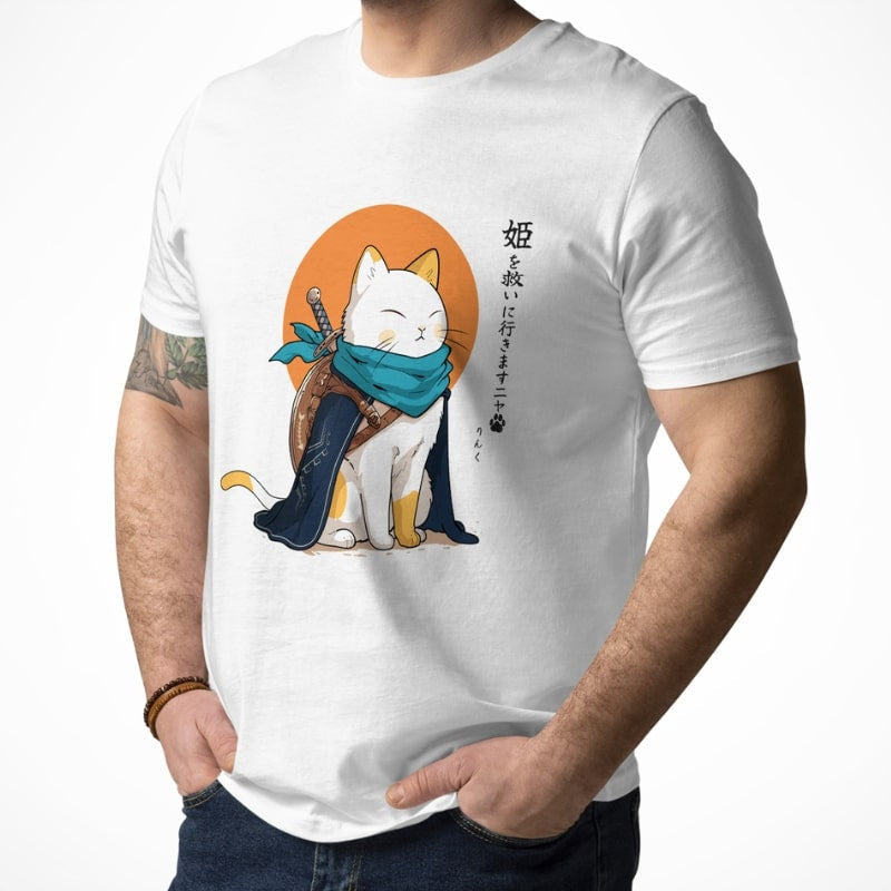 Japanese Tee Shirt - Legendary Cat