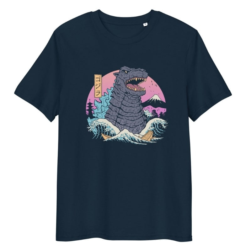 Japanese Tee Shirt - Retro Kaiju