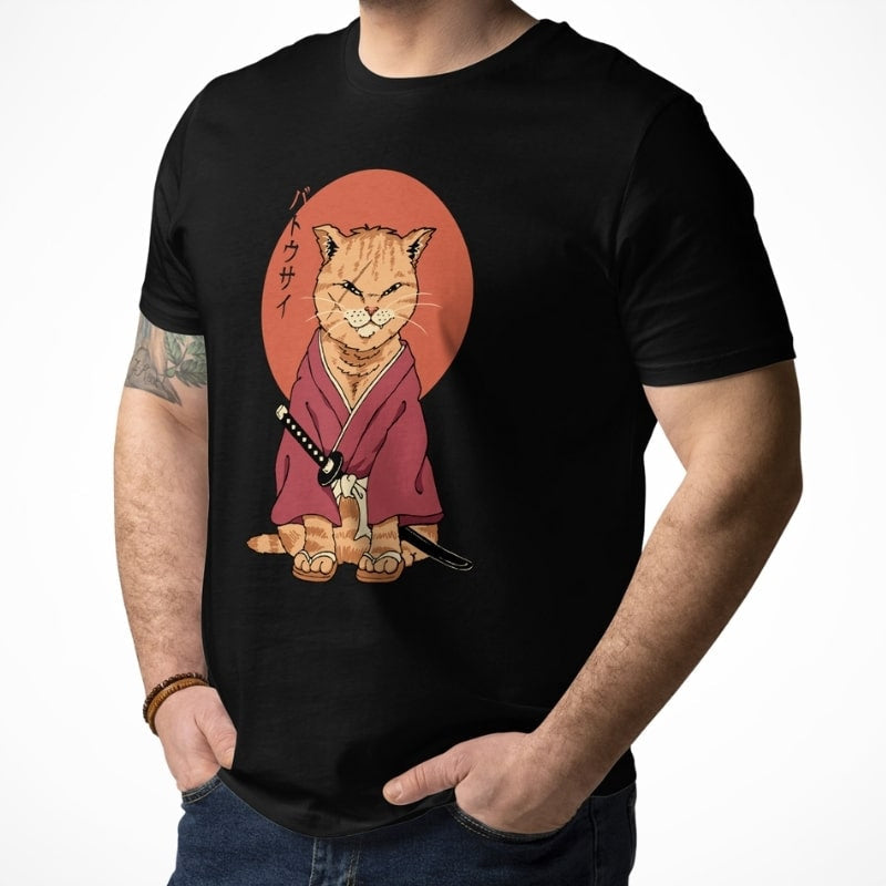 Japanese Tee Shirt - Neko Batt√¥sa√Ø