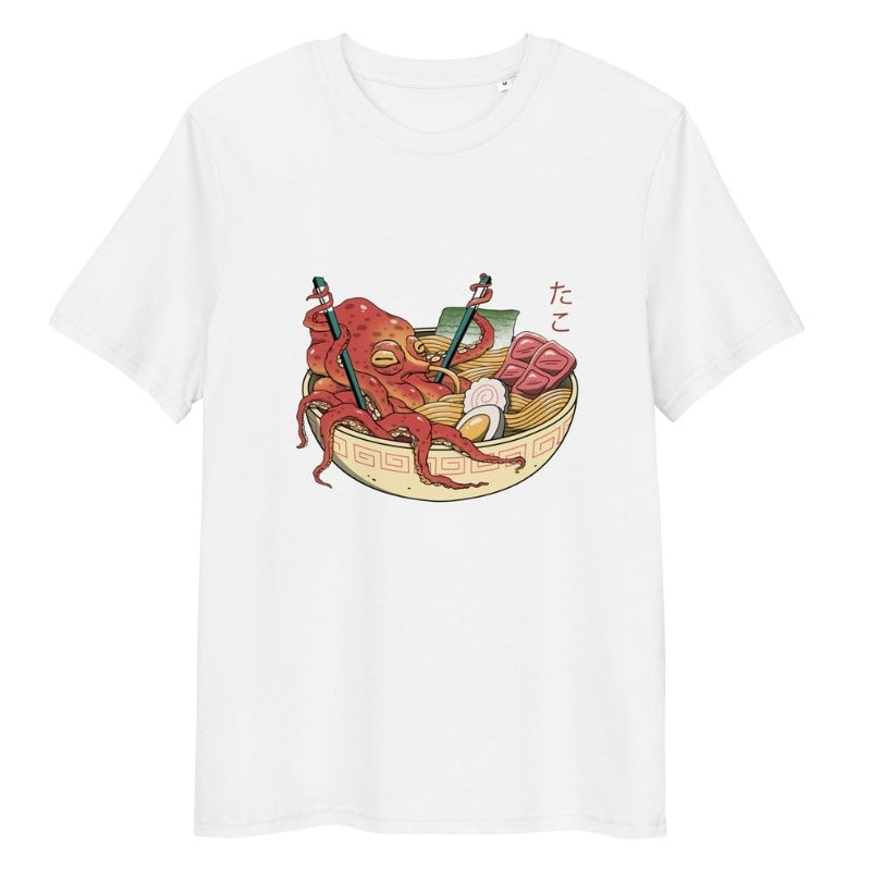 Japanese Tee Shirt - Octopus Ramen