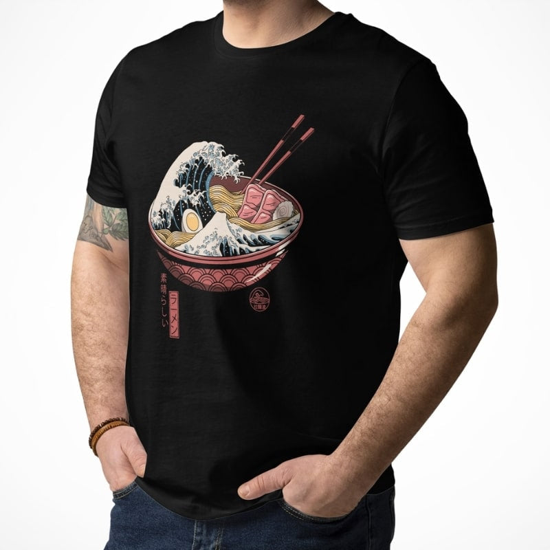 Japanese Tee Shirt - Ramen Kanagawa