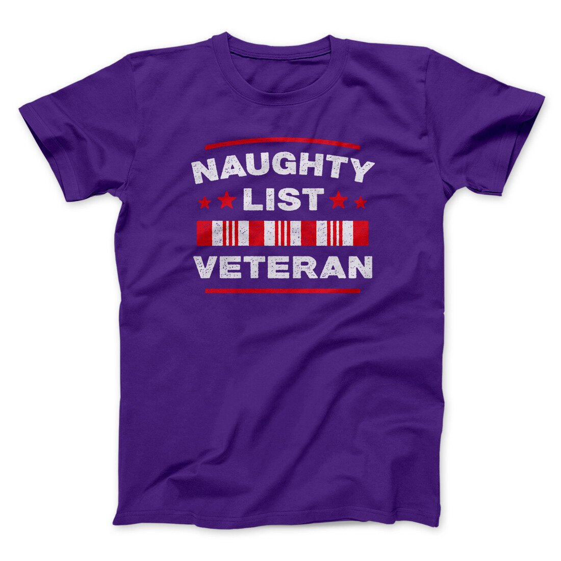 Naughty List Veterans Men/Unisex T-Shirt