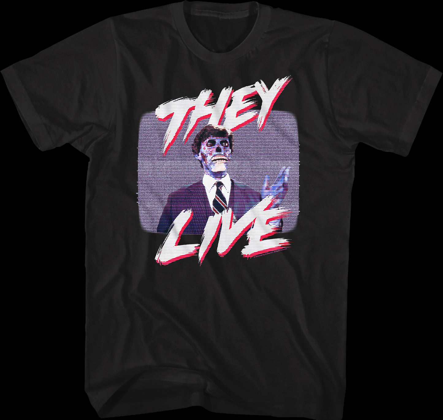 Television Static They Live T-Shirt