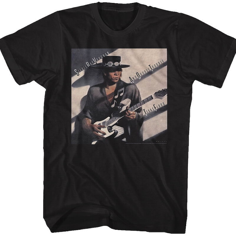 Black Texas Flood Stevie Ray Vaughan T-Shirt