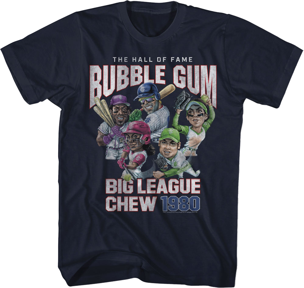 Hall Of Fame Bubble Gum Big League Chew T-Shirt