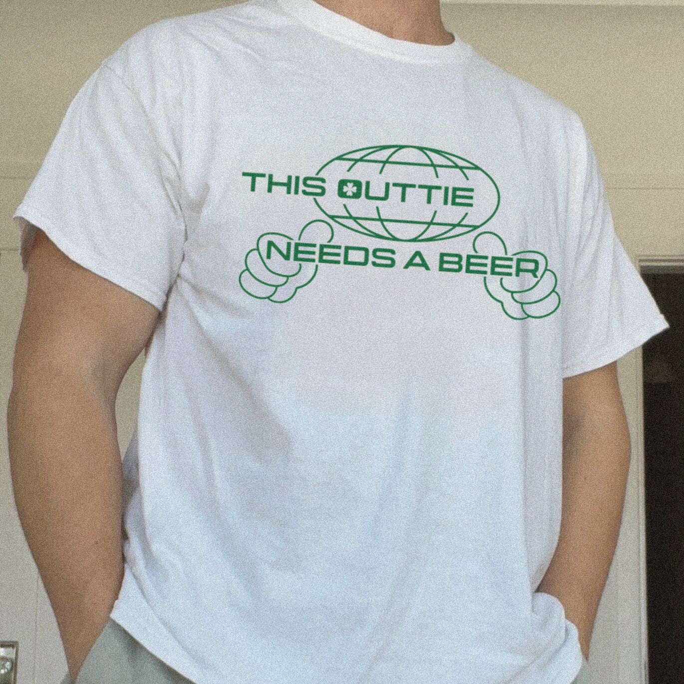 This Outtie Needs A Beer T Shirt