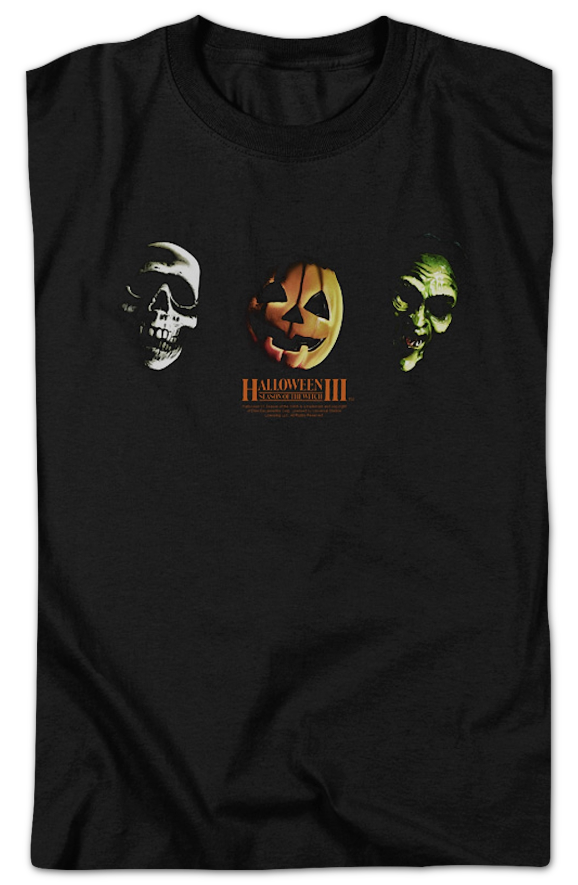 Three Masks Halloween III Season of the Witch T-Shirt