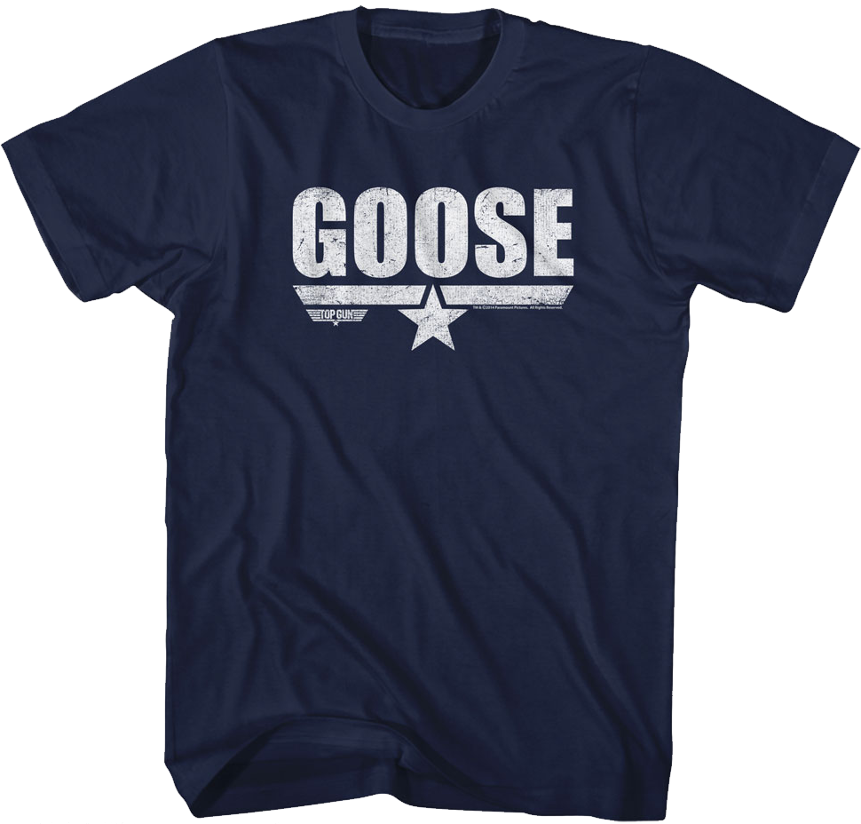 Distressed Top Gun Goose T-Shirt