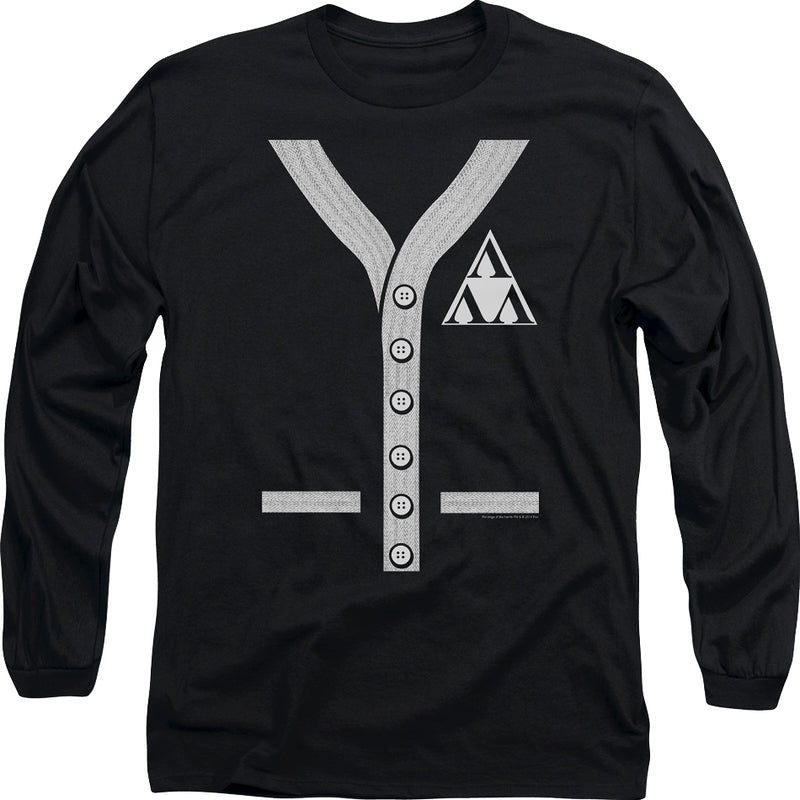 Tri-Lam Cardigan Costume Revenge of the Nerds Long Sleeve Shirt