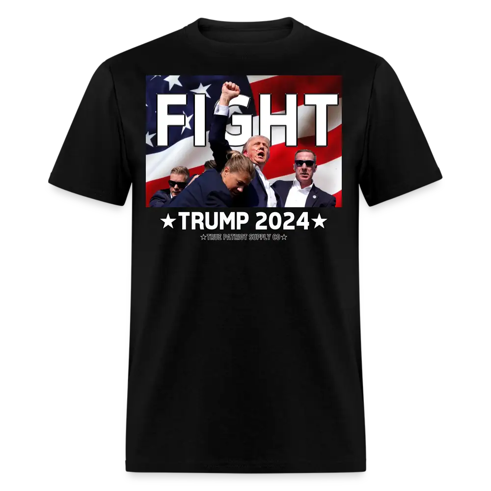Trump 2024 Shot Assassination Attempt FIGHT Fist Raised Unisex Classic T-Shirt