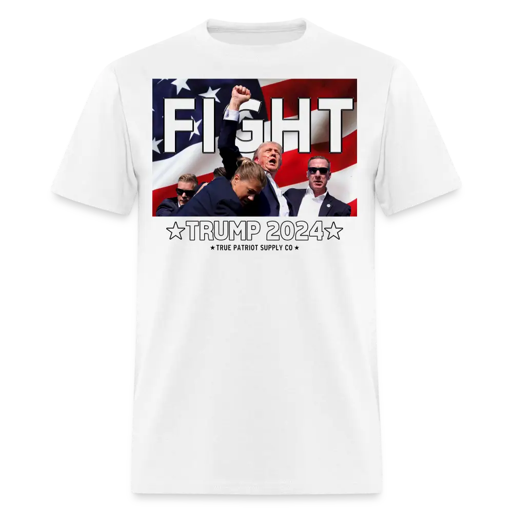 Trump 2024 Shot Assassination Attempt FIGHT Fist Raised Unisex Classic T-Shirt