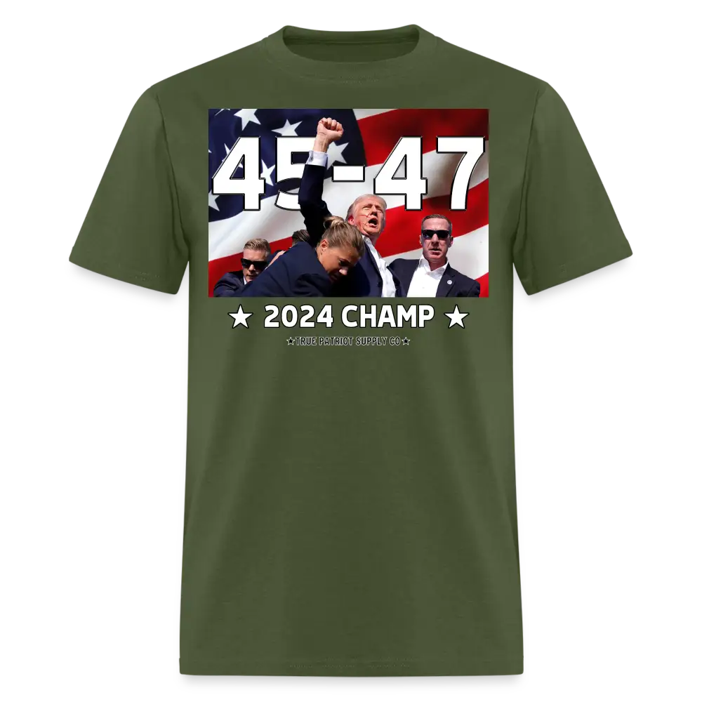 Trump 45 - 47 2024 Champ Unisex Classic T-Shirt