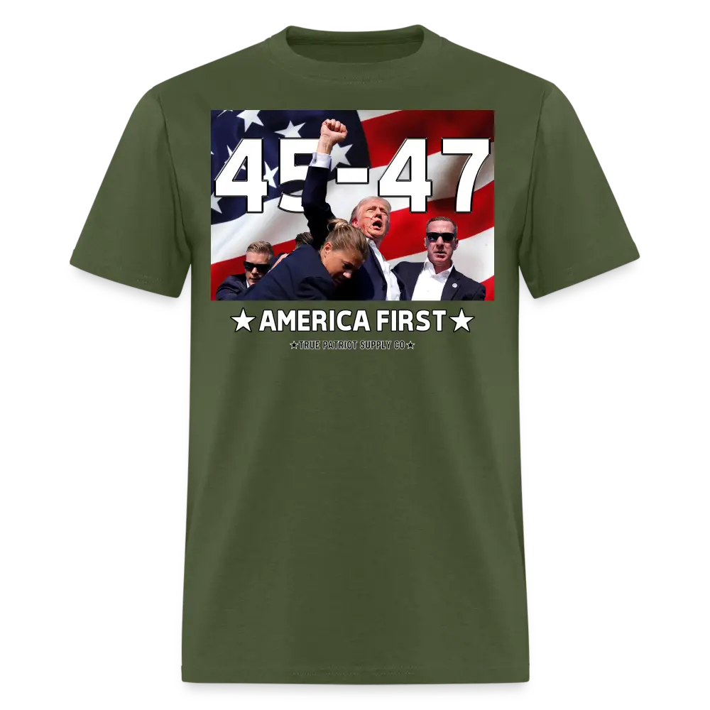 Trump 45 - 47 America First Unisex Classic T-Shirt