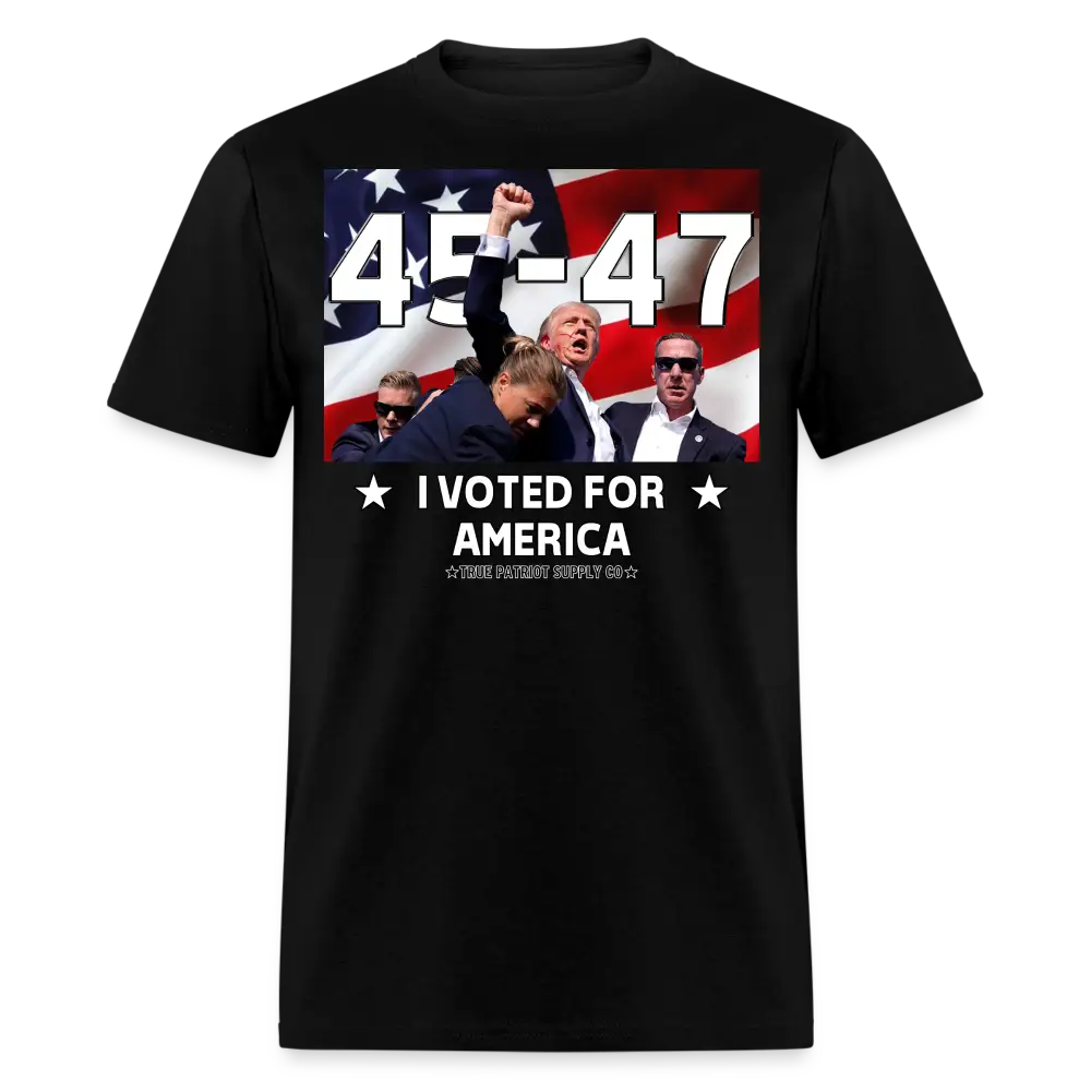 Trump 45 - 47 I Voted For America Unisex Classic T-Shirt