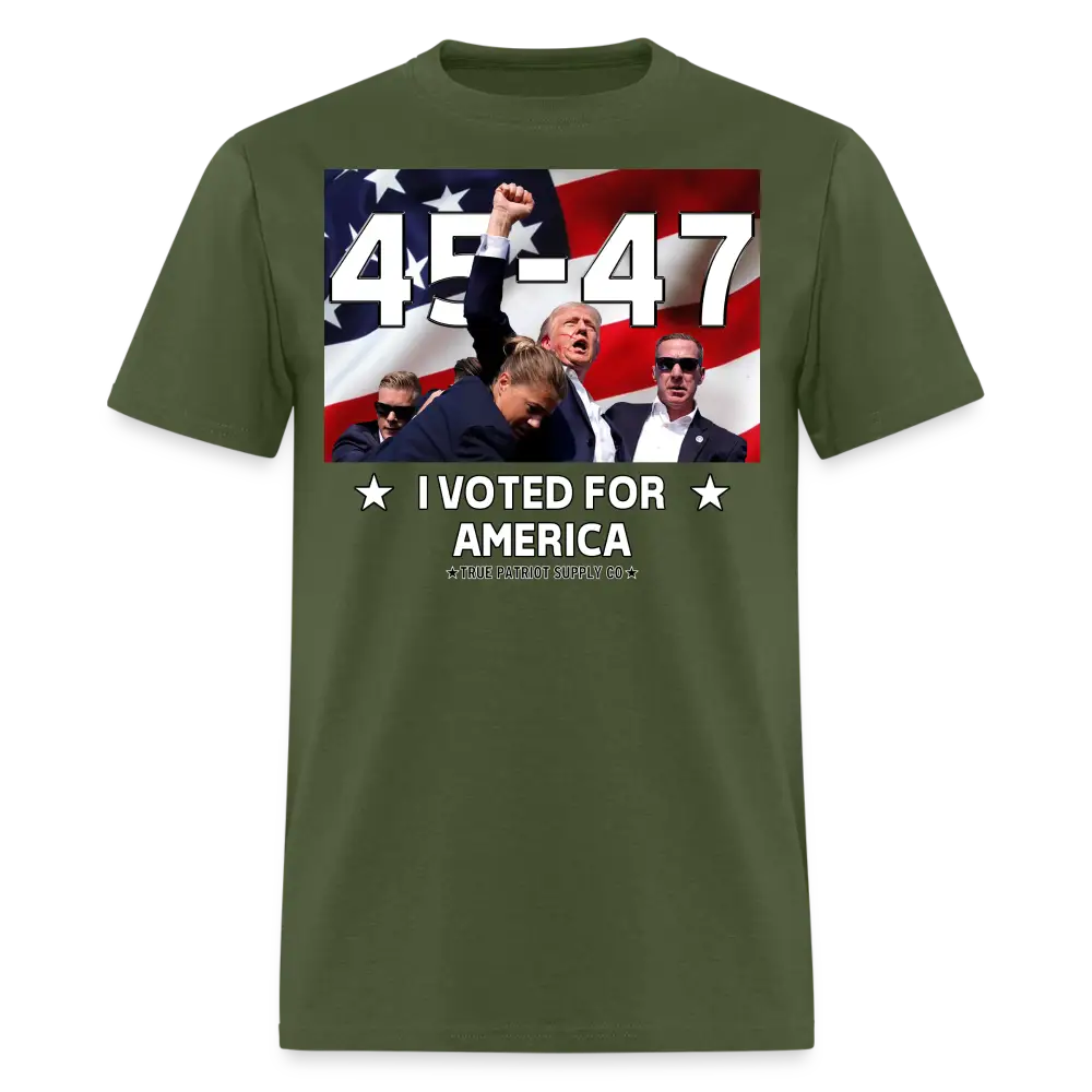 Trump 45 - 47 I Voted For America Unisex Classic T-Shirt