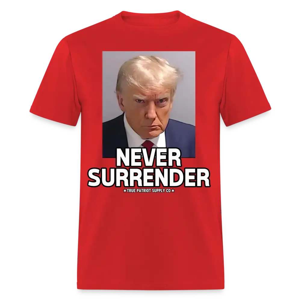 Trump Mugshot Never Surrender Unisex Classic T-Shirt