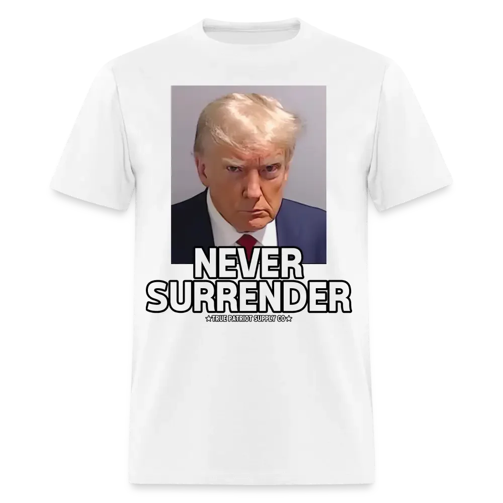 Trump Mugshot Never Surrender Unisex Classic T-Shirt
