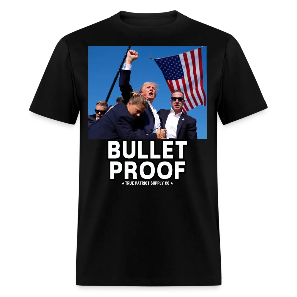 Trump Shot Assassination Attempt Bullet Proof Fist Raised Unisex Classic T-Shirt
