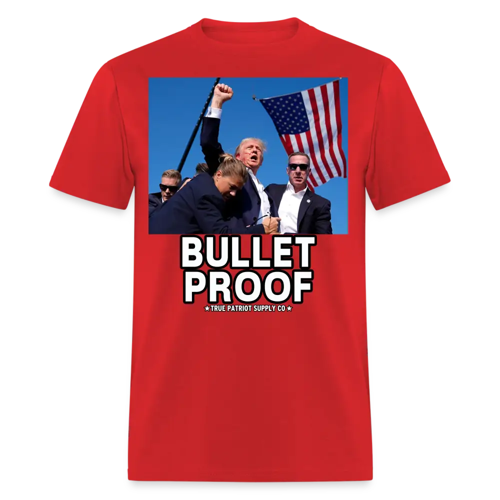 Trump Shot Assassination Attempt Bullet Proof Fist Raised Unisex Classic T-Shirt