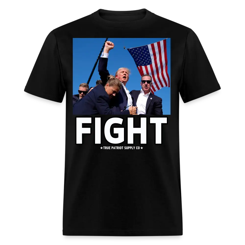 Trump Shot Assassination Attempt FIGHT Fist Raised Unisex Classic T-Shirt