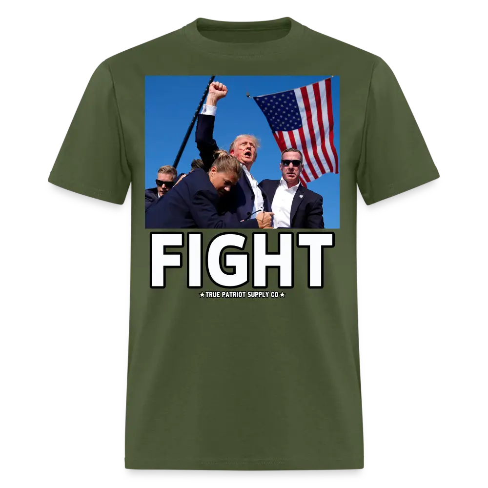 Trump Shot Assassination Attempt FIGHT Fist Raised Unisex Classic T-Shirt