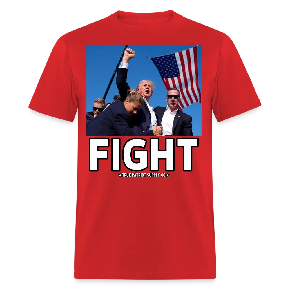 Trump Shot Assassination Attempt FIGHT Fist Raised Unisex Classic T-Shirt
