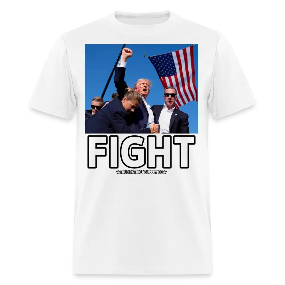 Trump Shot Assassination Attempt FIGHT Fist Raised Unisex Classic T-Shirt