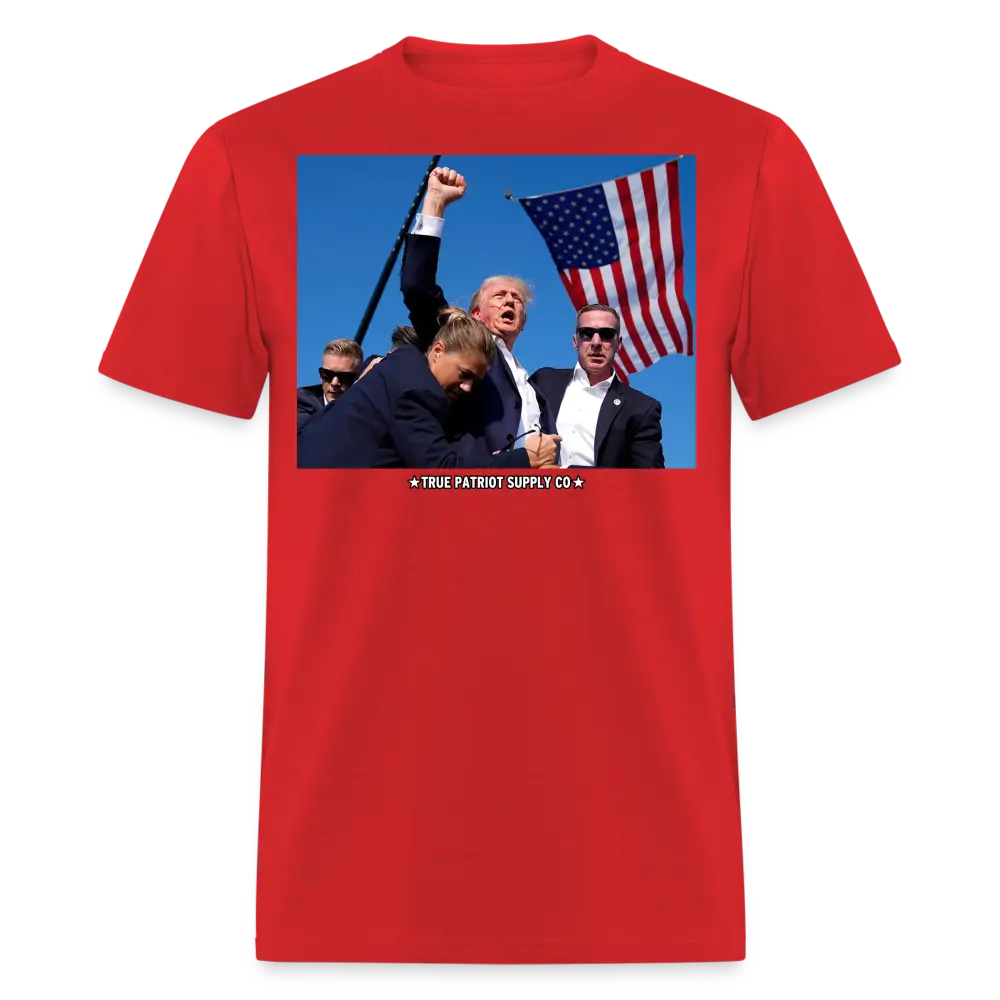 Trump Shot Assassination Attempt Fist Raised Unisex Classic T-Shirt