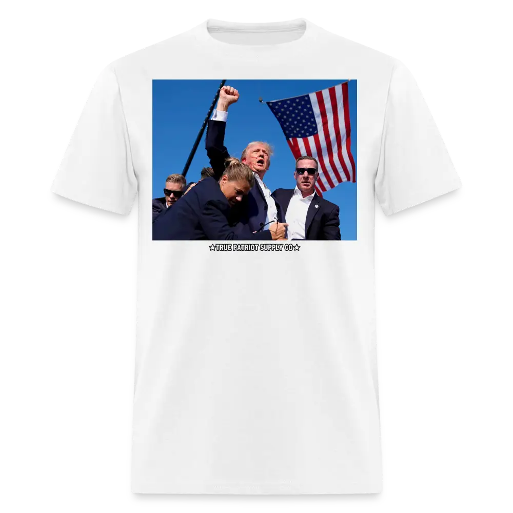 Trump Shot Assassination Attempt Fist Raised Unisex Classic T-Shirt