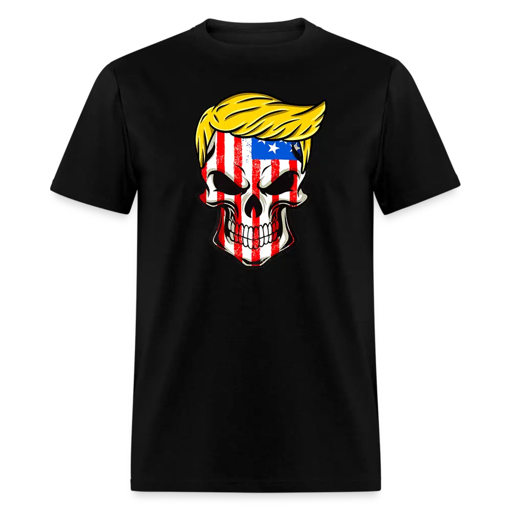 Trump Skull American Flag Trump 2024 T-Shirt
