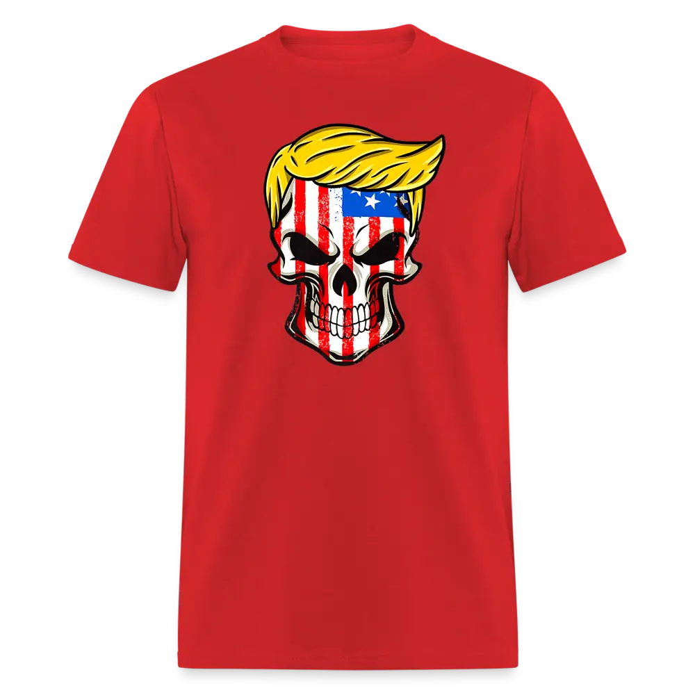 Trump Skull American Flag Trump 2024 T-Shirt